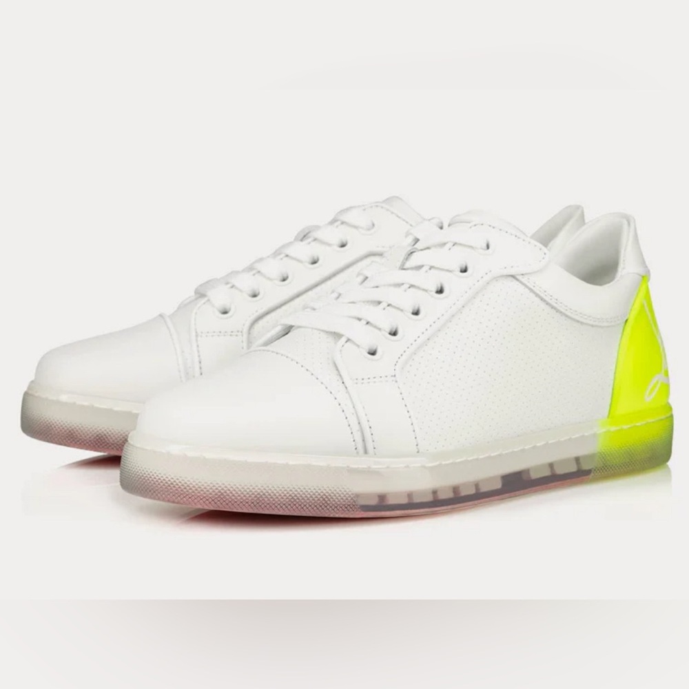 Christian Louboutin FUN VIEIRA Orlato Leather Signature Sneakers - worn twice!